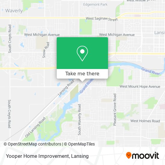 Yooper Home Improvement map