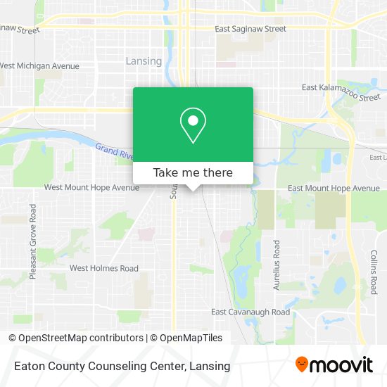 Mapa de Eaton County Counseling Center