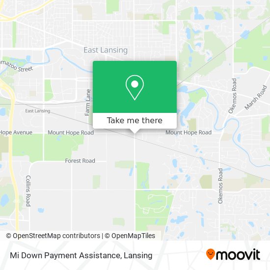 Mi Down Payment Assistance map