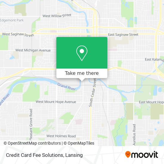 Credit Card Fee Solutions map