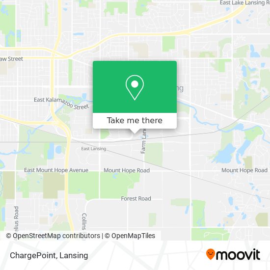 ChargePoint map