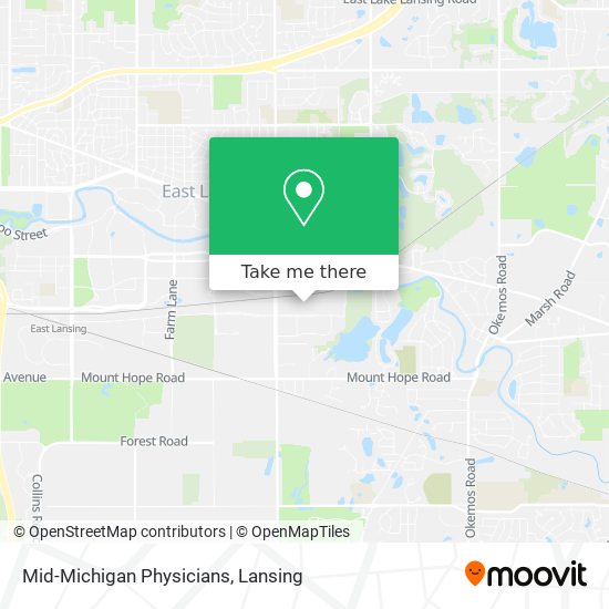Mid-Michigan Physicians map