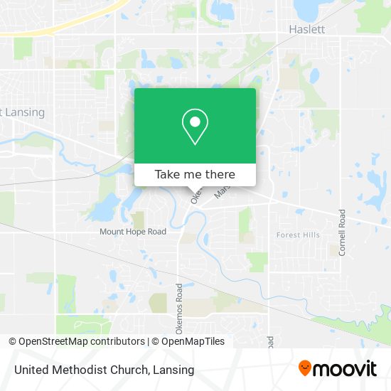 Mapa de United Methodist Church