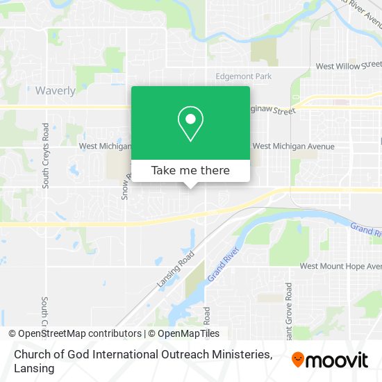 Church of God International Outreach Ministeries map