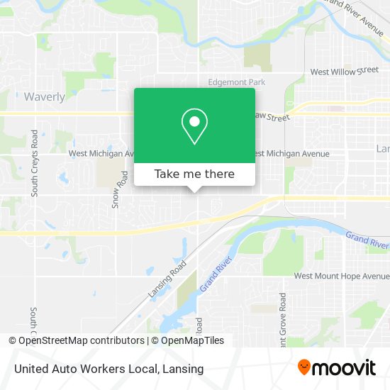 Mapa de United Auto Workers Local