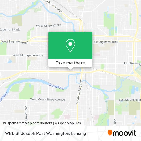 WBD St Joseph Past Washington map