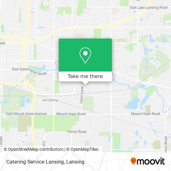 Catering Service Lansing map