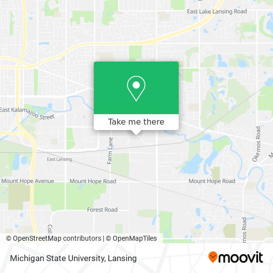 Michigan State University map