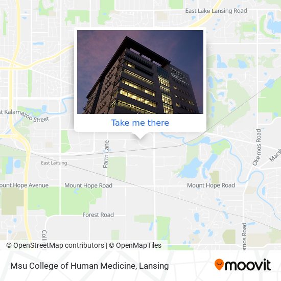 Mapa de Msu College of Human Medicine