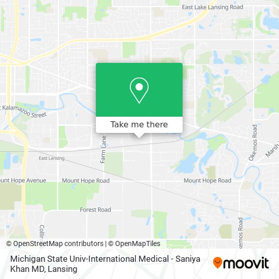 Michigan State Univ-International Medical - Saniya Khan MD map