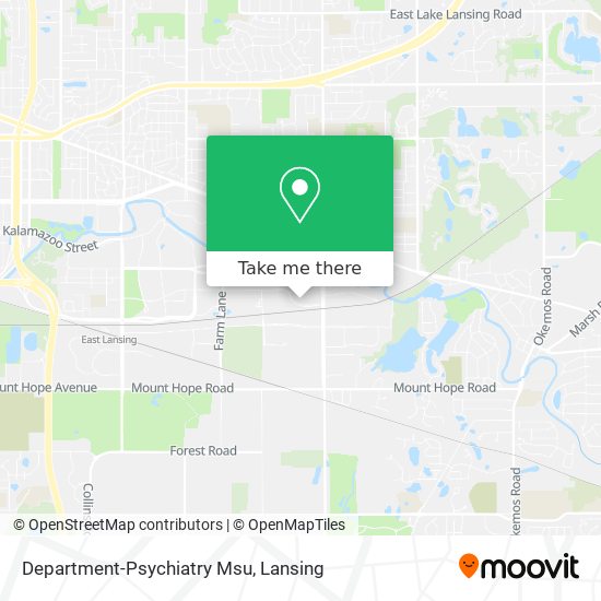 Department-Psychiatry Msu map