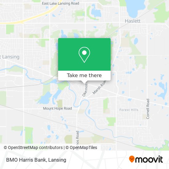 BMO Harris Bank map