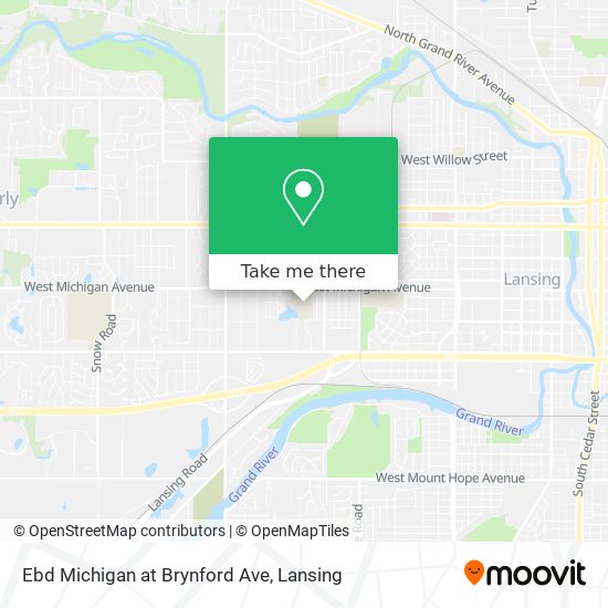 Ebd Michigan at Brynford Ave map