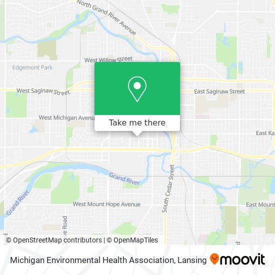 Michigan Environmental Health Association map