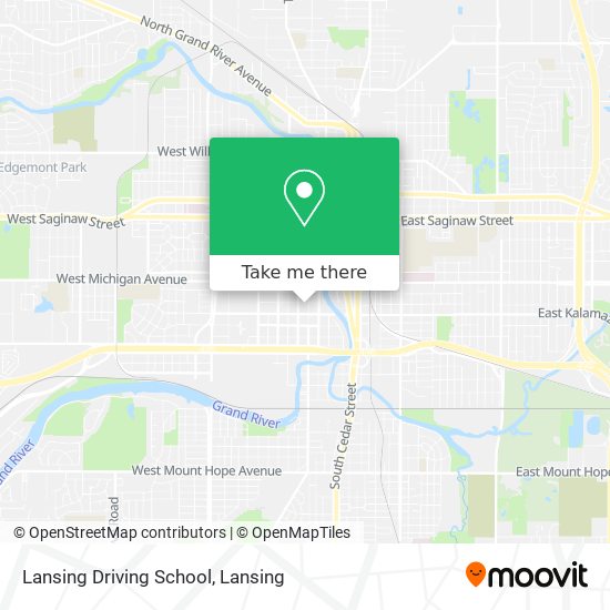 Mapa de Lansing Driving School