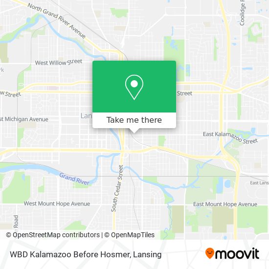 WBD Kalamazoo Before Hosmer map