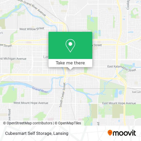 Mapa de Cubesmart Self Storage