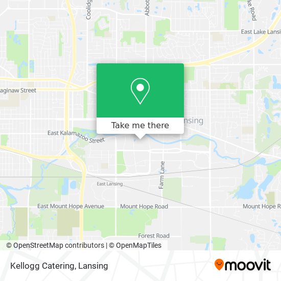 Kellogg Catering map
