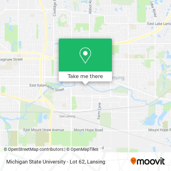 Mapa de Michigan State University - Lot 62