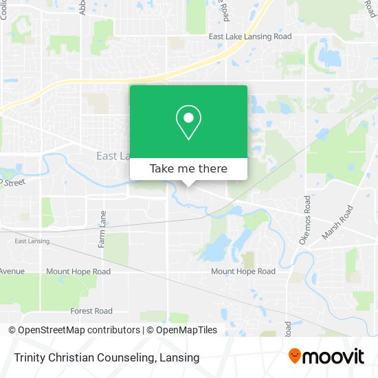 Trinity Christian Counseling map