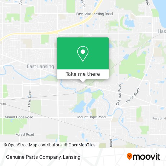 Genuine Parts Company map