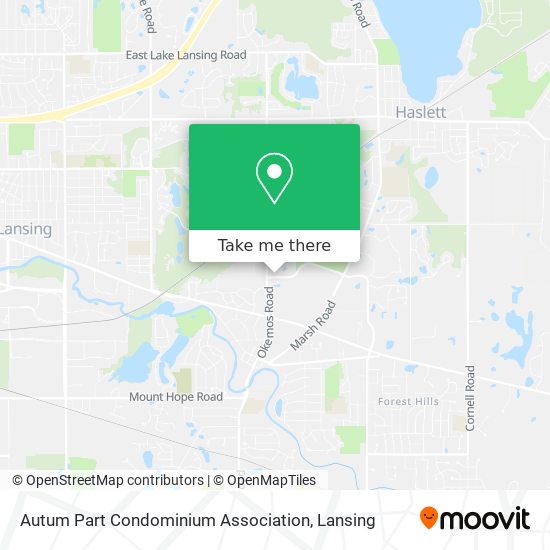 Autum Part Condominium Association map