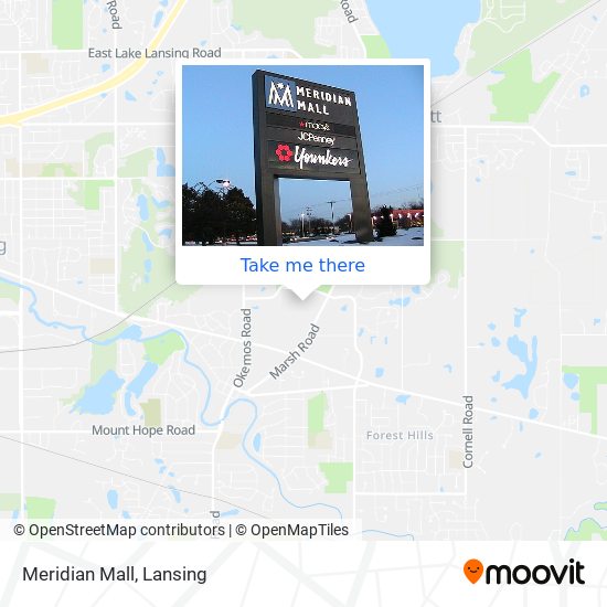 Meridian Mall map