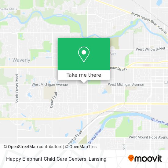 Happy Elephant Child Care Centers map