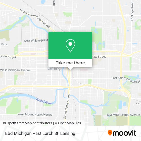 Mapa de Ebd Michigan Past Larch St