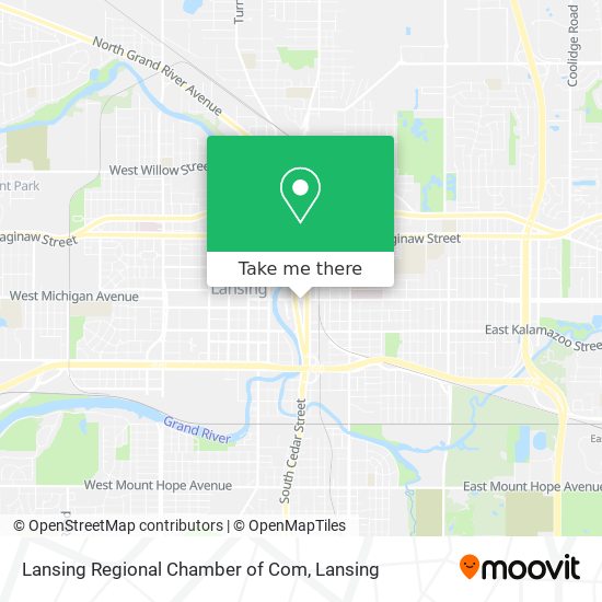 Mapa de Lansing Regional Chamber of Com