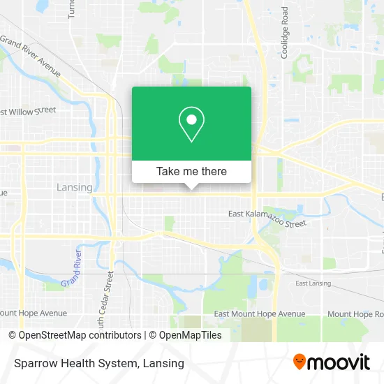 Sparrow Health System map
