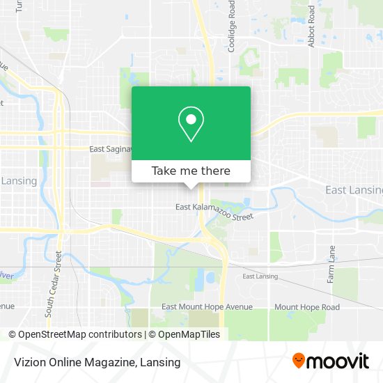 Vizion Online Magazine map