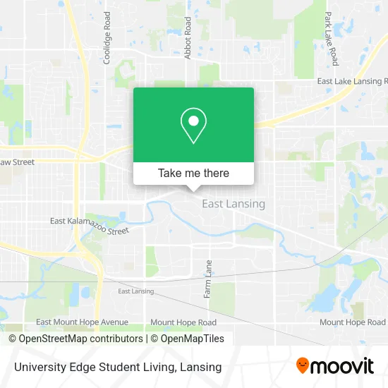 Mapa de University Edge Student Living