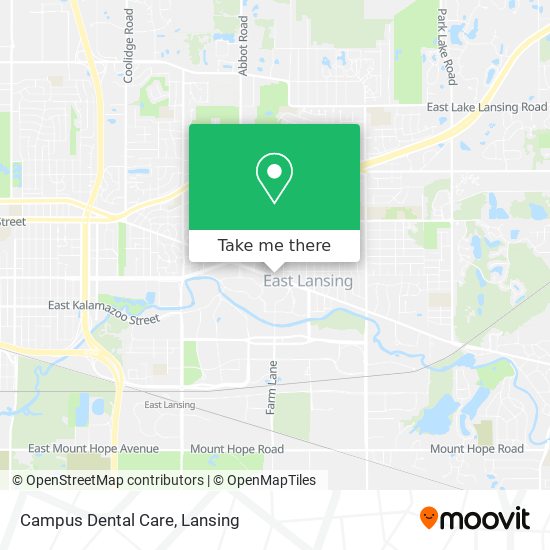 Campus Dental Care map