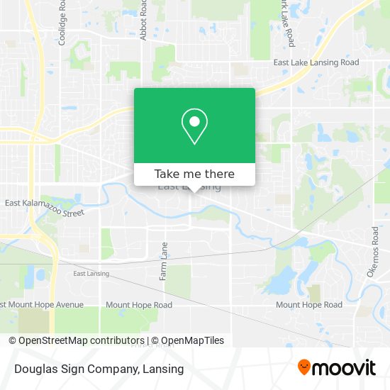 Douglas Sign Company map