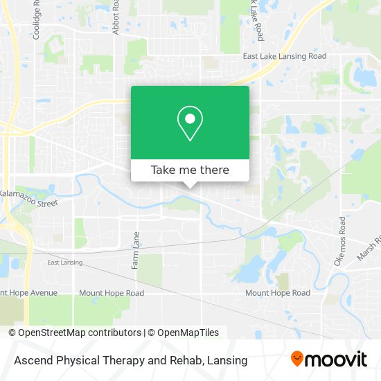 Mapa de Ascend Physical Therapy and Rehab