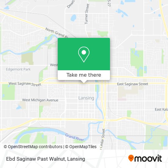 Mapa de Ebd Saginaw Past Walnut