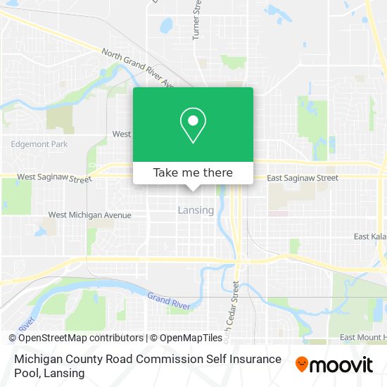 Michigan County Road Commission Self Insurance Pool map