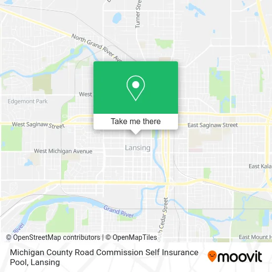 Michigan County Road Commission Self Insurance Pool map