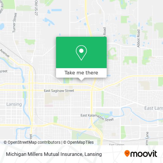 Mapa de Michigan Millers Mutual Insurance