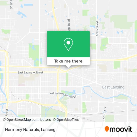 Harmony Naturals map