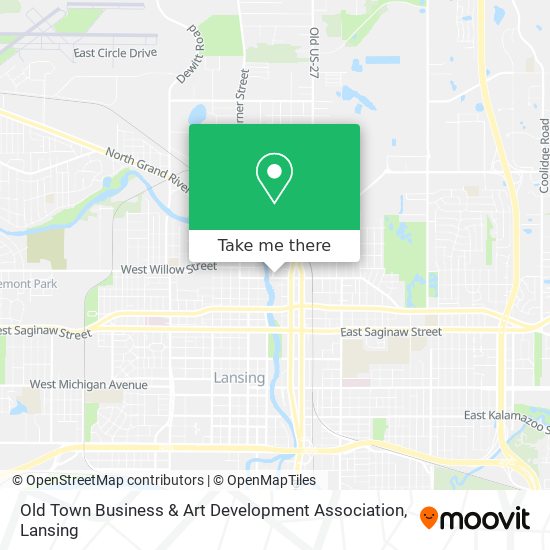 Old Town Business & Art Development Association map