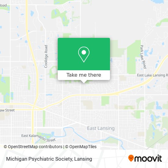 Michigan Psychiatric Society map