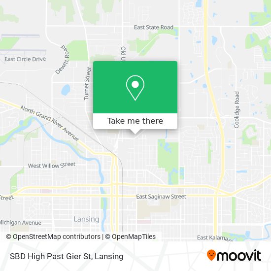 SBD High Past Gier St map