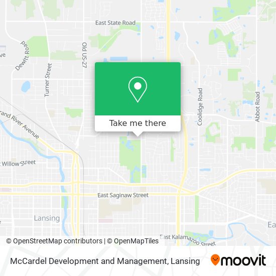 McCardel Development and Management map