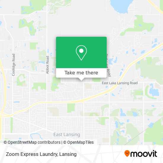 Zoom Express Laundry map