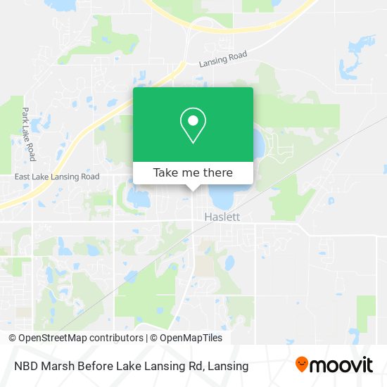 NBD Marsh Before Lake Lansing Rd map