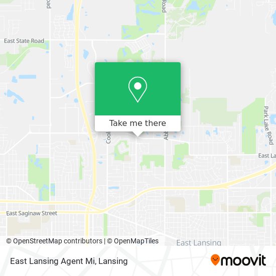 East Lansing Agent Mi map