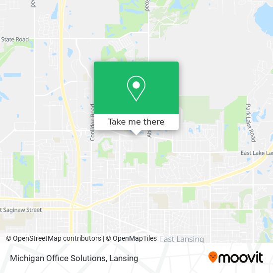 Michigan Office Solutions map