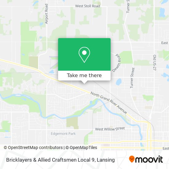 Bricklayers & Allied Craftsmen Local 9 map